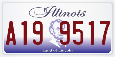 IL license plate A199517