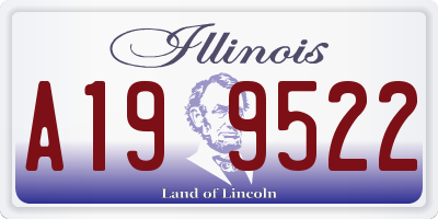 IL license plate A199522