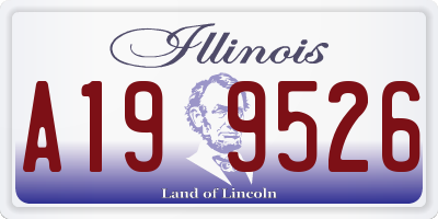 IL license plate A199526