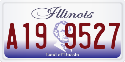 IL license plate A199527