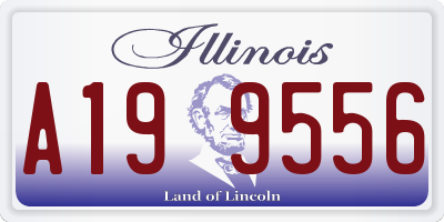 IL license plate A199556