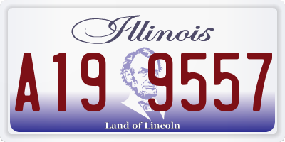 IL license plate A199557