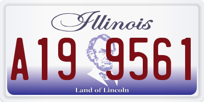 IL license plate A199561