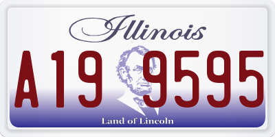 IL license plate A199595