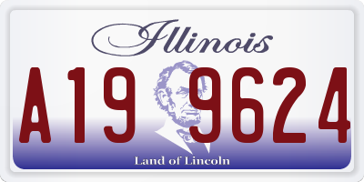 IL license plate A199624