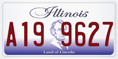 IL license plate A199627