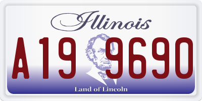 IL license plate A199690