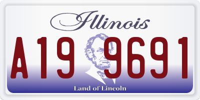 IL license plate A199691