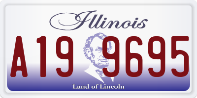 IL license plate A199695