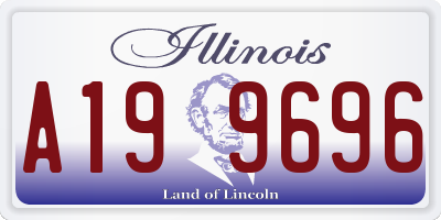 IL license plate A199696