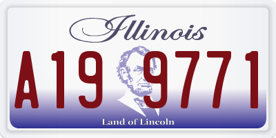 IL license plate A199771