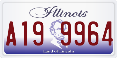 IL license plate A199964