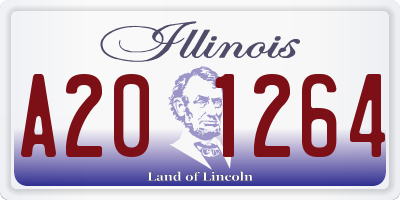 IL license plate A201264