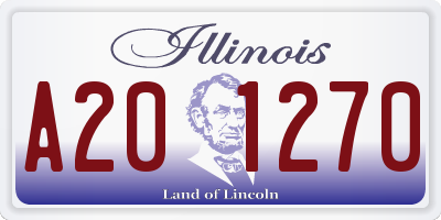 IL license plate A201270