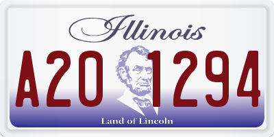 IL license plate A201294