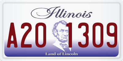 IL license plate A201309