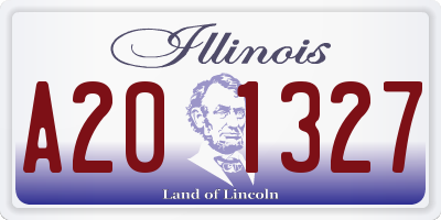 IL license plate A201327