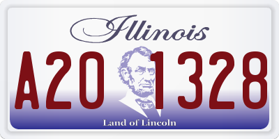 IL license plate A201328