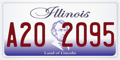 IL license plate A202095