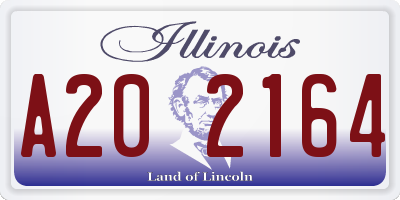 IL license plate A202164