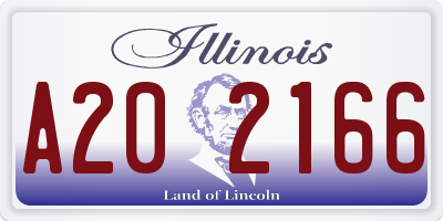 IL license plate A202166