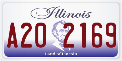 IL license plate A202169