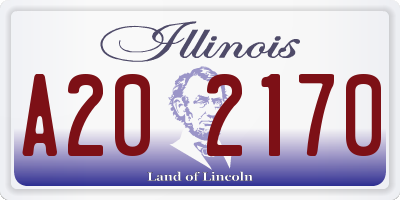 IL license plate A202170