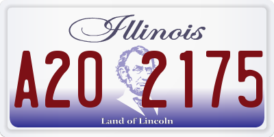 IL license plate A202175