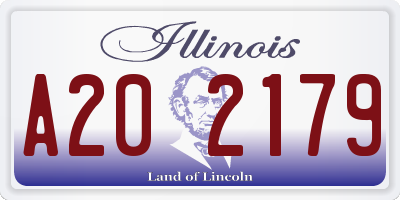 IL license plate A202179
