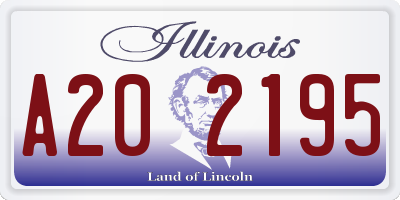 IL license plate A202195