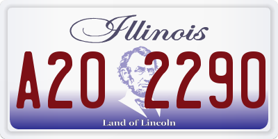 IL license plate A202290