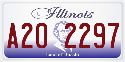 IL license plate A202297