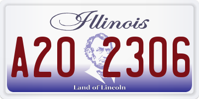 IL license plate A202306