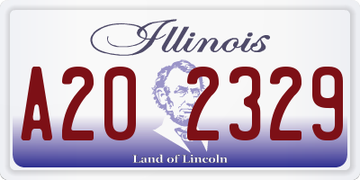 IL license plate A202329