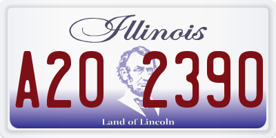 IL license plate A202390