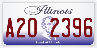 IL license plate A202396