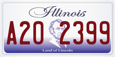 IL license plate A202399