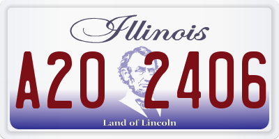 IL license plate A202406
