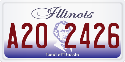 IL license plate A202426