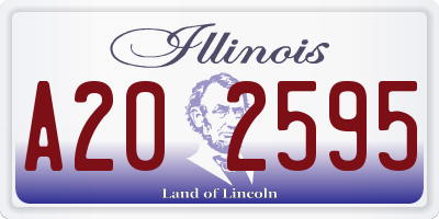 IL license plate A202595