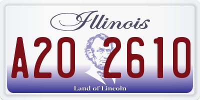 IL license plate A202610