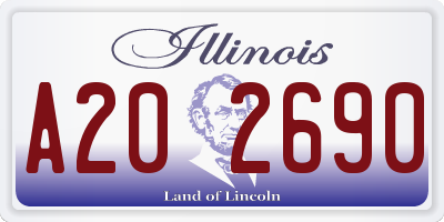 IL license plate A202690