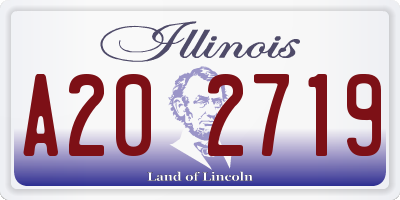 IL license plate A202719