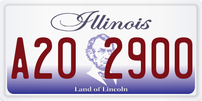 IL license plate A202900