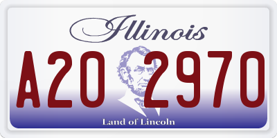 IL license plate A202970