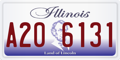 IL license plate A206131