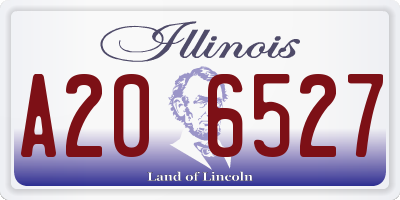 IL license plate A206527