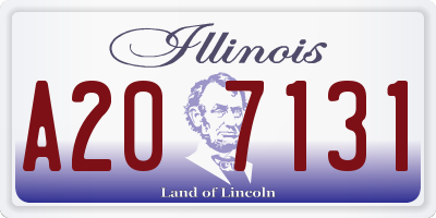 IL license plate A207131