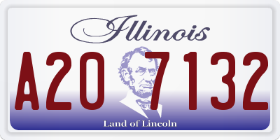IL license plate A207132