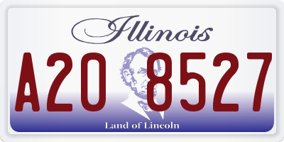 IL license plate A208527